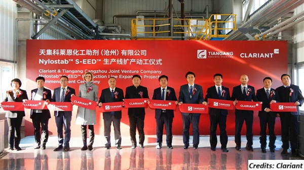 Clariant Introduces Second Nylon-compatible Additives Production Line in Cangzhou
